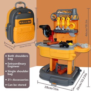 Custom Carpenter Engineer Role-Play Toy Backpack